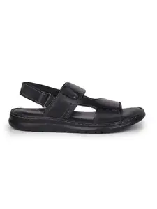 Bata Mens 8616 NEW MOODY Black formal sandal | stylish cutout straps,velcro closure for a secure fit| Perfect for Formal Wear, Business Casual, and Parties |, Lightweight Size- 9