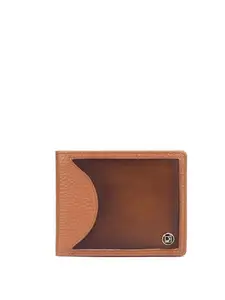 Da Milano Genuine Leather Brown Bifold Mens Wallet with Multicard Slot (0078)