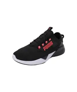 Puma Unisex-Adult Retaliate 2 Black-Active Red Running Shoe - 4 UK (37667646)
