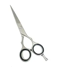Foreign Holics Professional Titanium Stainless Steel Hair Cutting Scissor For Men 6.5 Inch (Grey)