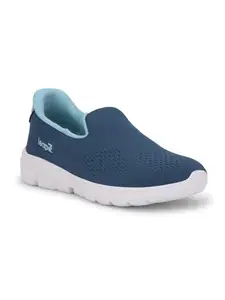 Liberty LEAP7X Womens T.Blue Slip-On Running Shoe - 4 UK