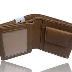DRYZTOR PU Men's Leather Wallet Currency Compartment with Coin Pocket Easy fit Pocket