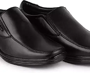 Bata Remo 855-6723-42 Men's Black Formal Leather Slip On Shoes (8 UK)