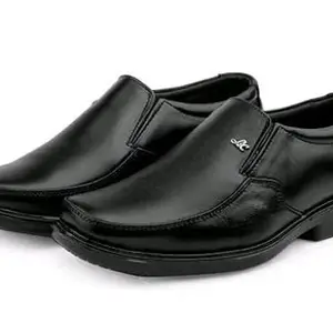 Sabharwal 100% Pure Leather Moccasions Formal Office Shoes (Highly Comfortable) Oxford for Men (Numeric_10) Black