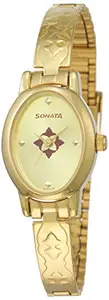 Sonata Analog Gold Dial Men's Watch-NL8100YM04/NP8100YM04
