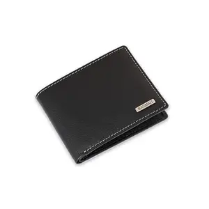 BAGMAN ™RFID Protected Leather Wallet for Men (Black)