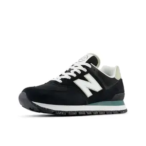 new balance Mens 574 Black (001) Running Shoe - 12 UK (ML574DBW)