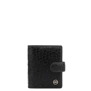 Da Milano Leather Card Holder for Men & for Women - Black