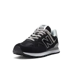 new balance Womens 574 Black (001) Running Shoe - 7.5 UK (WL574EVB)