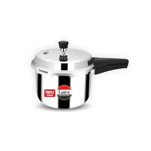 Camro Triply Classic Outer Lid Stainless Steel Pressure Cooker 2.5 Litre (Induction Friendly) Pressure Cooker 15+Years of Innovation and Quality price in India.