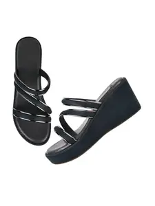 Selfiee Wedges Soft Comfortable and Stylish Platform Sandals for Women & Girls | For Casual Wear & Formal Wear Occasions