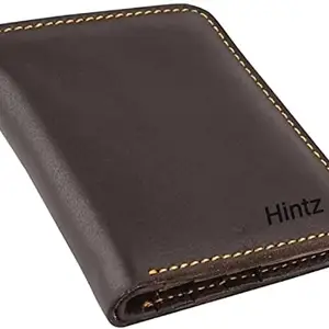HINTZ Genuine Leather 100% Pure Wallet/Card Holder/Money Clip RFID Protected Multiple Card Slots Slim Stylish New Products