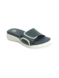 Carlton London Sports Women's Stylish and Comfortable Sandal for Office I Daily Use CL-EY-Wn-01 Blue Flat 8 Kids UK
