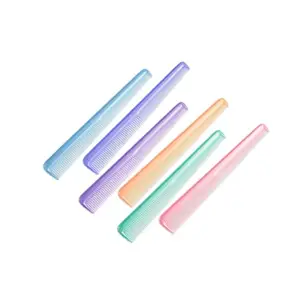 Zodiac Hair Combs Set, 6 Pack, Pastel Colours, Professional Styling and Detangling