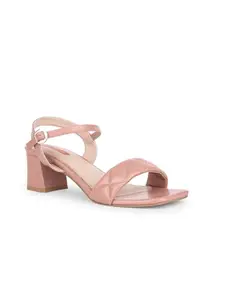 Bata Womens Lever Sandal Pink Heels (7615392),UK 4