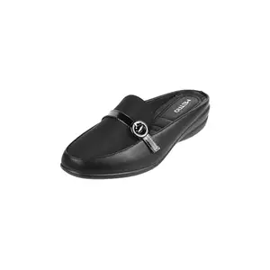 Metro Women Black Formal Slip On UK/8 EU/41(31-283)