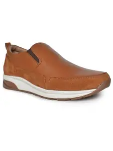 Buckaroo ELVITA Natural Mild Leather Tan Casual Shoes for Mens: Size UK 8