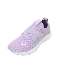Puma Womens Luft WNS Vivid Violet-White Running Shoe - 4 UK (31060502)