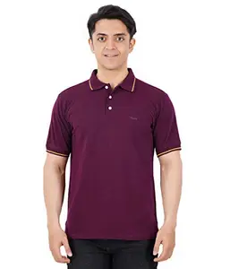 Frang Men's Cotton Regular Fit T-Shirt (XXX-Large, Brown)
