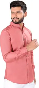 Trendy Casual Shirt Man||Fashionable and Trending||NEW1-C1_CHINESE1_Pink_XXL