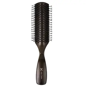 Miss Claire Round Hair Brush For Adding Curls, Volume & Waves In Hairs For All Hair Types For Men and Women(V1800F-FB18) (BLACK)