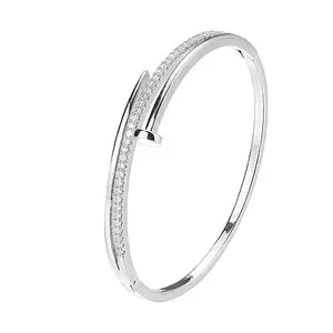 MYKI Gorgeous Love Bracelet (2.4inch diameter) (Silver)