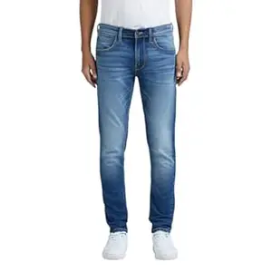 Pepe Jeans Men's Regular Fit Jeans | Mid Rise | Chinox | Jeans for Man