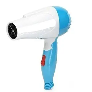 Cresiy Folding Hair Dryer Hair with 2 Speed Control Professional Folding Hair Dryer With 2 Speed Control 1000W, Multicolour 1