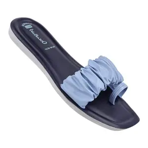 WALKAROO WL7531 Womens Fashion Sandals Dailywear and Regular use - Cyan Blue