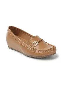 ELLE Loafer Shoes, Colour-Beige Size-UK 7