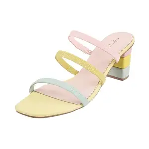 Metro Women Peach Synthetic Sandals - EU/36 UK/3-40-9