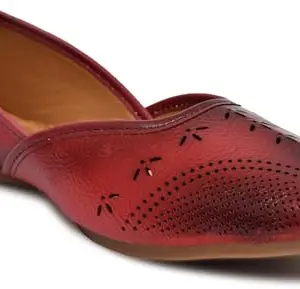 Doctor Walk Bellie for Women | Soft Comfortable | Breathable | Fashionable | Stylish | Trendy | Super Soft | Lightweight | Anti-Slip Sole | Indoor & Outdoor | (B-201) (Maroon-08)