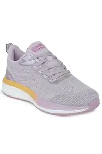 ABROS Women's ASSL0209 ELESA Sports Shoes L.Mauve/D.Mauve 8 UK