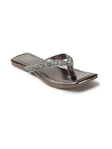 Iconics Women Sandal,Grey,UK-6