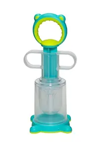 Adore Baby Transparent Medicine Needle Feeder - Baby Medicine Dispenser Feeding Squeeze Liquid Silicone Medicine Dropper Dummy for Children (Blue)