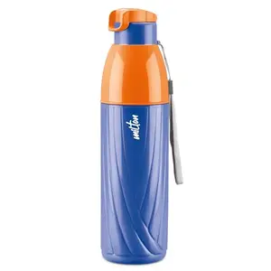 Milton Steel Glacier 900 PU Insulated Inner Stainless Steel Water Bottle, 1 Piece, 630 ml, Blue| Easy Grip | Leak Proof | School | Office |Treking | Travel Bottle