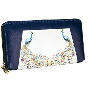 Charmik Vintage Peacock Women's Wallet/Clutch/Ladies Purse/Easy to Carry/Woman's Fashion/Handcrafted/Slim & Easy to Fit