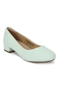 Allen Solly Women Green Casual Heels
