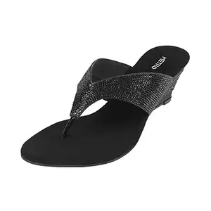 Metro Womens Synthetic Black Slip Ons (Size (3 UK (36 EU))