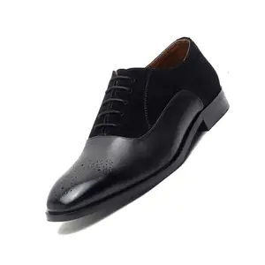 LOUIS STITCH Men's Formal Shoes | Handcrafted European Leather Brogues | Lace-Up Style for Business, Formal Brunette Brown, UK Size 7 (EUBGSUJB -)