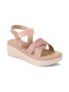 Shuz Touch Peach Comfort Sandal