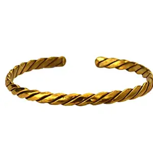 Generic Tictal Fashionable and Stylist Adjustable Handcrafted Brass Cuff For Women And Girls
