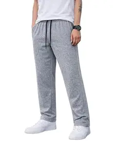 Mack Jonney Men’s Textured Trackpants | Slim Fit | Breathable Stretch Fabric | Elastic Waist | Sportswear for Workout, Running & Casual Wear-1