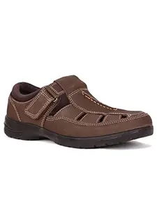 Bata Men Fisher Man Luca Brown Slipon Sandal