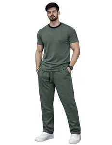 Mack Jonney Men's Polyester Lycra Tracksuit | Lightweight Sports & Gym Wear | Comfortable Running & Training Track Suit for Men-MJ-184