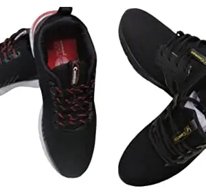 ON Men's Light Weight Sports Shoes I Running Shoes I Walking I Gym,(Champs- Sigma & Scope) Black, (Combo - 2 Pair) (Numeric_6)