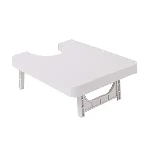 HASTHIP Plastic Portable Large Extension Table for Sewing Machine (White, 9.84x7.87x2.48-inch)