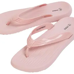 Max Women Wash and Wear Flip Flops, Pink 38
