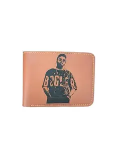 Savri Personalized Photo Engraved with Message on Leather Wallet | for Birthday, Anniversary or Special Occasions for Dad | Man | Brother | Gift Your Friend, Boyfriend, Husband, Father, or Son (TAN)