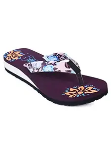AJANTA Womens Marron Flip Flop BM0039